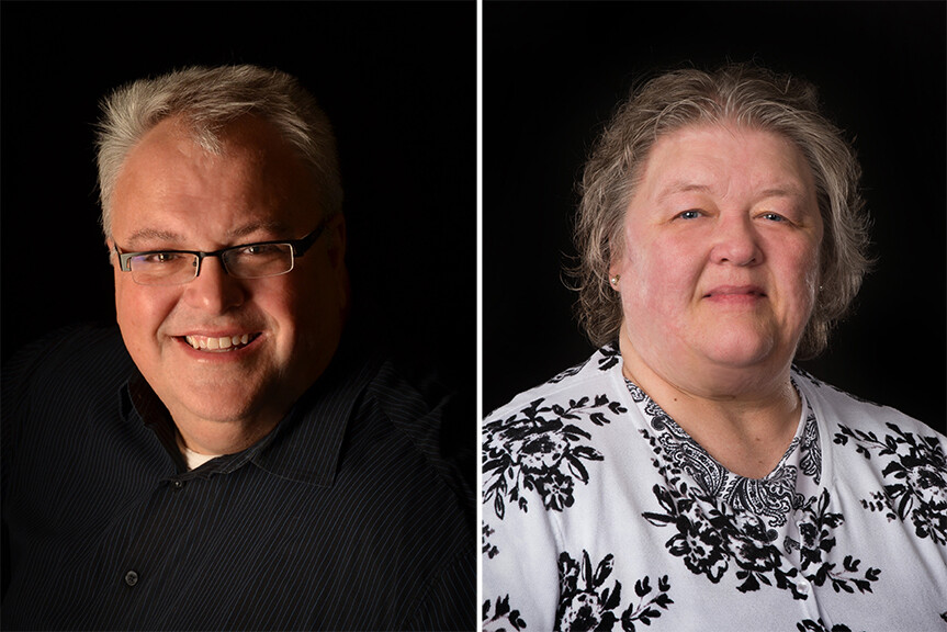 Left: Timothy Ganser. Right: Julie Hagemeier