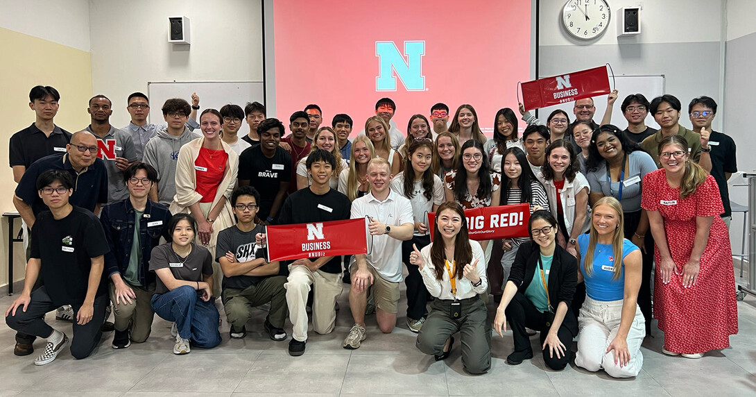 Twelve business students led CliftonStrengths workshops at four Malaysian universities over a week-long trip in March. As part of the study abroad experience, they learned how to coach across cultures in a course called Strengths in a Global Context: Exploring Malaysia and Management (MNGT 398).