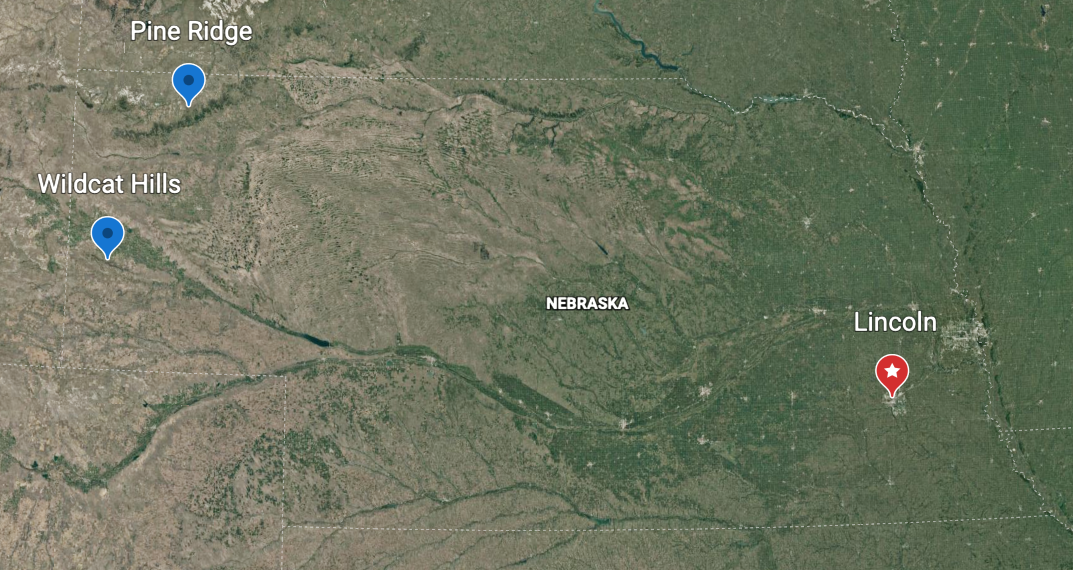 Nebraska map