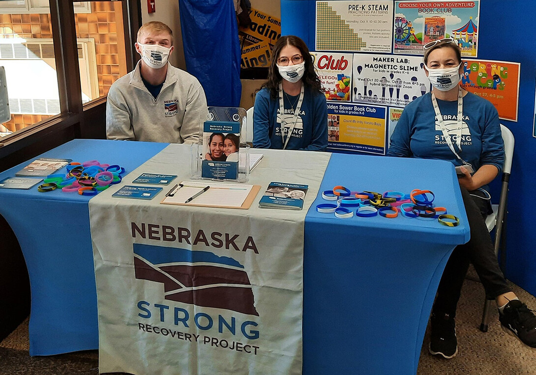 A group of outreach workers met with Bellevue residents Oct. 20 at the local library. They also gave a presentation on compassion fatigue and stress for teens and adults. 