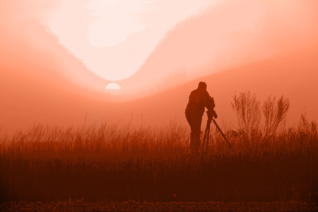 Public Media Fund Filmmaker in the field.
