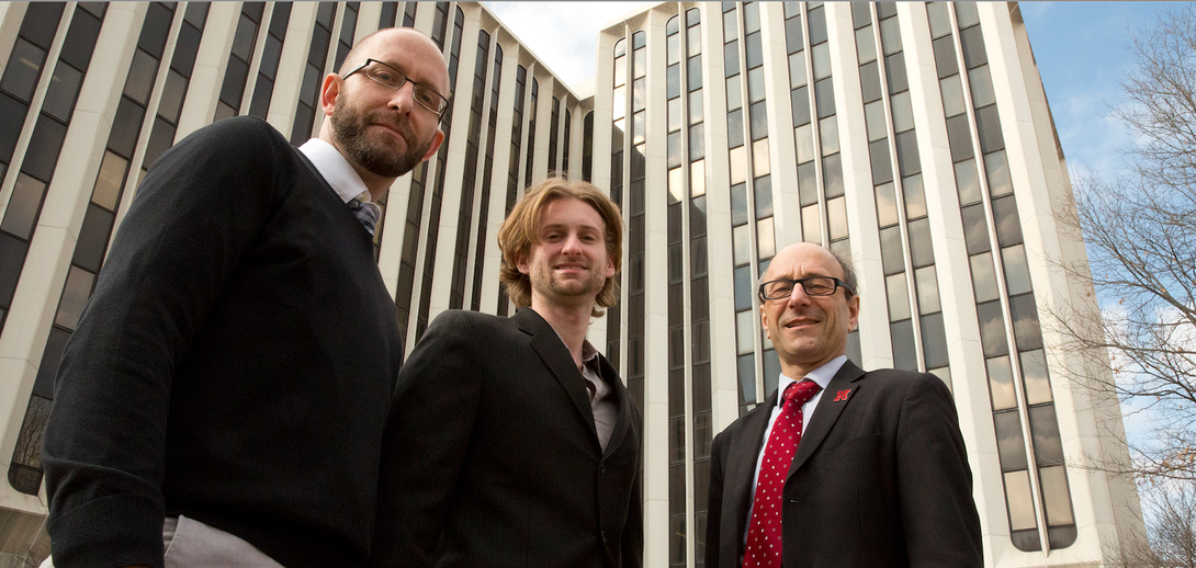 From left, Christopher McCune, Matthew Beio and David Berkowitz.