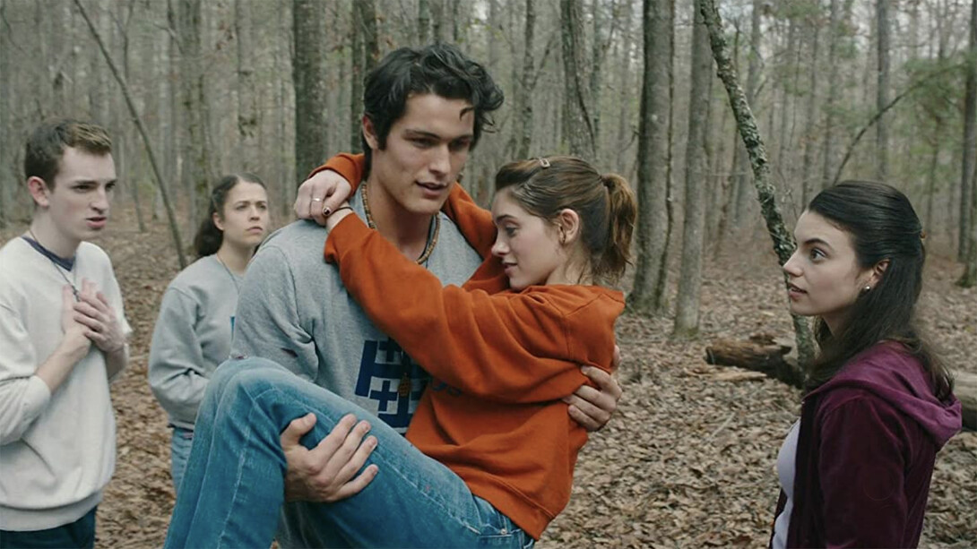 "Yes, God, Yes," a film playing Sept. 18 to Oct. 1 at the Mary Riepma Ross Media Arts Center, stars Natalia Dyer (in orange).