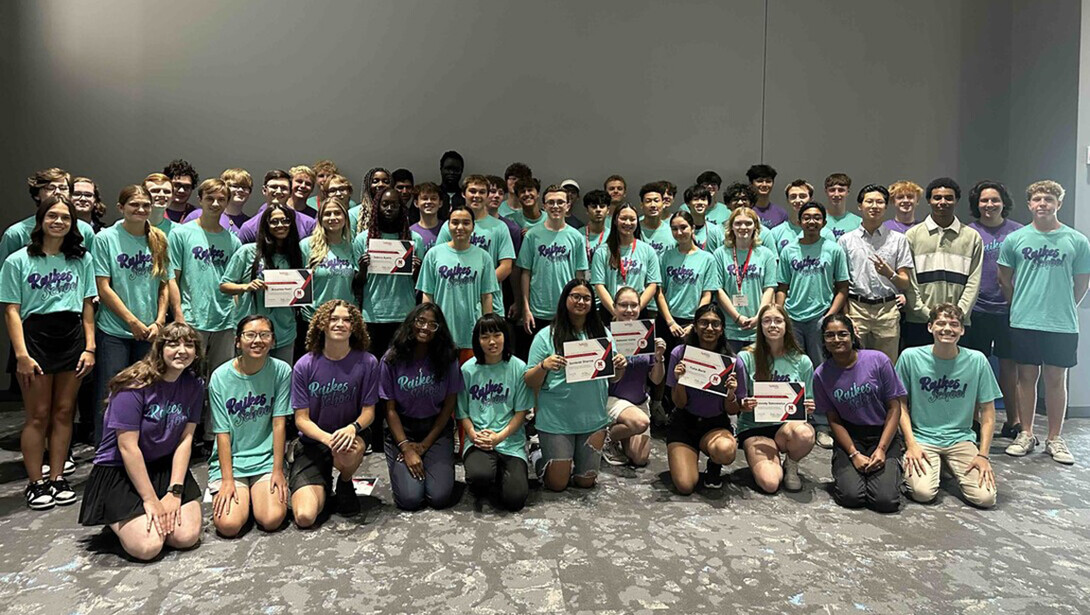 Rising high school juniors and seniors attended the Innovate: the Raikes School Way summer camp in 2023.
