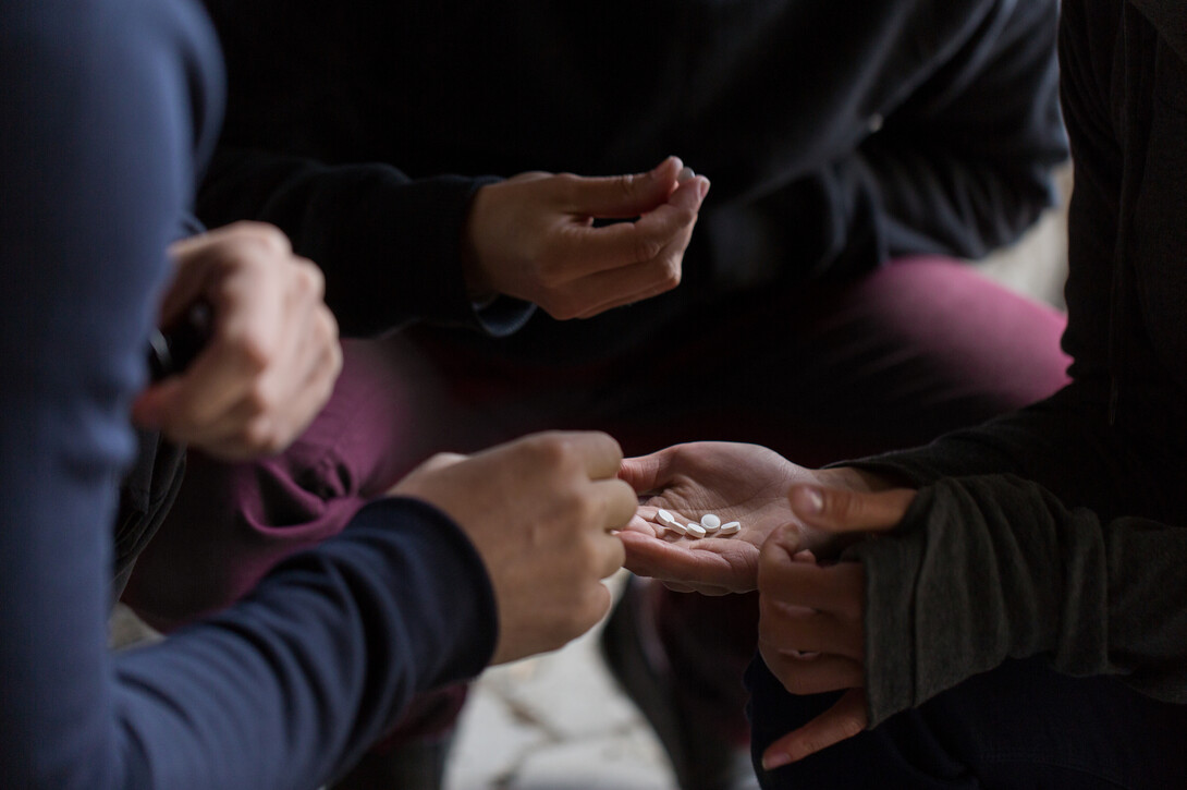 People share drugs.