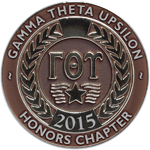 Gamma Theta Upsilon, the international geographical honor society, has recognized the Alpha Phi chapter at the University of Nebraska-Lincoln as a 2015 Honors Chapter.