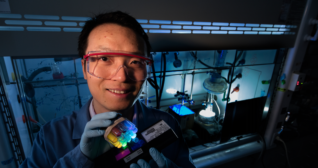 Jian Zhang, assistant professor of chemistry, recently earned a five-year, $527,154 Faculty Early Career Development Program Award from the National Science Foundation to develop an organic-based catalyst that uses the sun’s energy to facilitate chemical reactions. His work could one day lead to cleaner fuel production.  