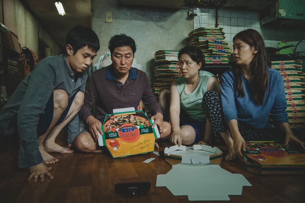 The Park family in Academy Award winner "Parasite."