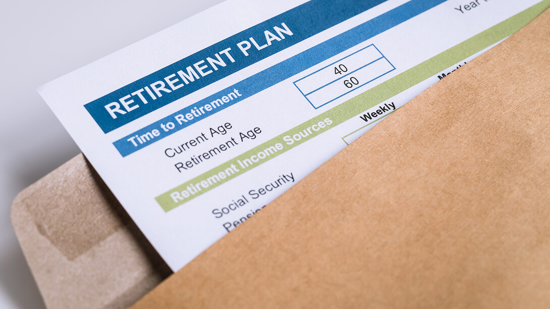 Retirement plan graphic