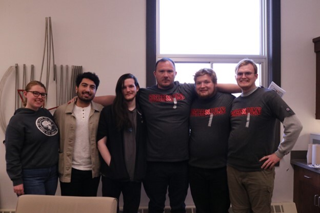 Arielle Monson (from left), Ronit Gandhi, Michael Bean, Cleve Young, Philip Chohon and Spencer Schmidt graduated in May 2023 as part of the STEM CONNECT program. Other graduates not pictured are: Kaleb Buck, Grace Farson, Emmanuel Lopez Mateo (graduating